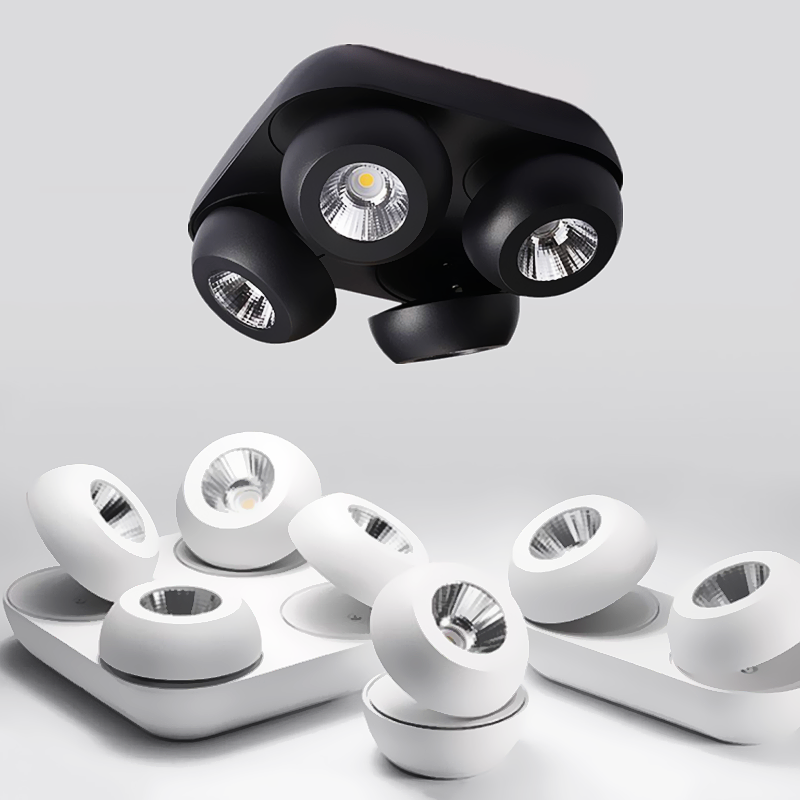 Surface Mounted LED Downlights COB lamps Ceiling 10w 20w 40w Dimmable AC220-240V Spot Lights Indoor lighting