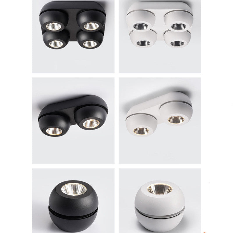 Surface Mounted LED Downlights COB lamps Ceiling 10w 20w 40w Dimmable AC220-240V Spot Lights Indoor lighting