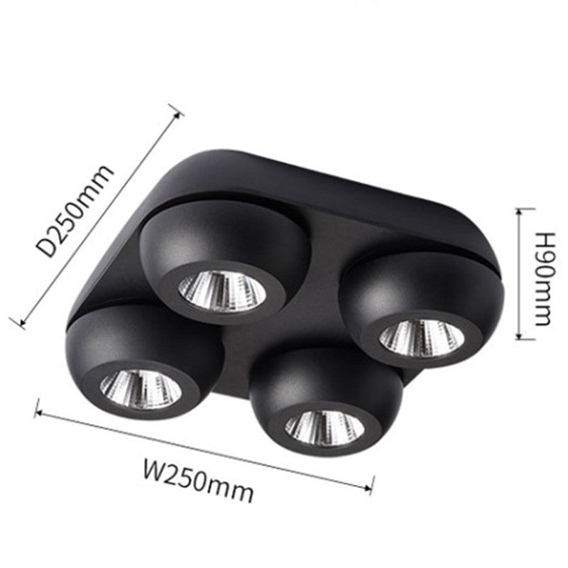 Surface Mounted LED Downlights COB lamps Ceiling 10w 20w 40w Dimmable AC220-240V Spot Lights Indoor lighting