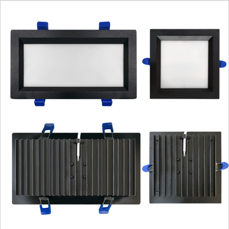 New LED Downlight Ceiling Grille Light Rectangular Spotlight SMD2835 Square Recessed Ceiling Light Bold Light 12W 18W 24W 30W