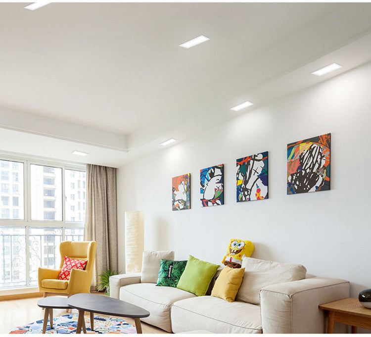 New LED Downlight Ceiling Grille Light Rectangular Spotlight SMD2835 Square Recessed Ceiling Light Bold Light 12W 18W 24W 30W