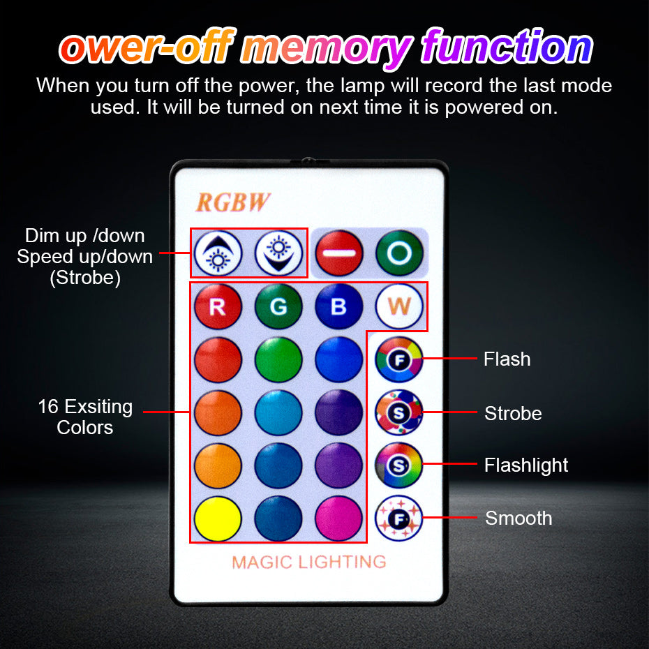 LED Downlight Indoor Light RGB Spotlight with Remote Control 10W 15W AC85-265V Ceiling Light for Kitchen Decoration