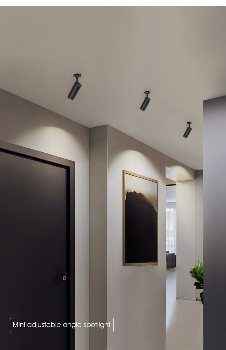 SCON LED Downlight 220V Creative adjustable angle Recessed in Ceiling Downlight Light Recessed Downlight Warm white Lamp 2W 5W