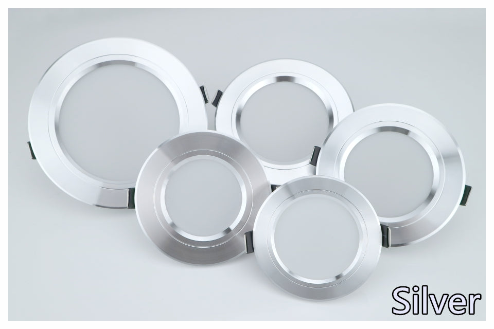 LED Downlight Ceiling 5W 9W 12W 15W 18W Led Ceiling Lamp Round Recessed AC 220V 230V 240V White/Warm white New type Downlight