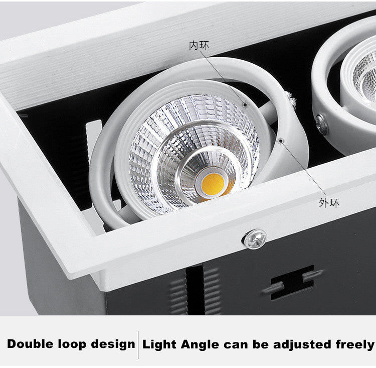 ACETIDE Dimmable COB Led Downlight Light Ceiling Spot Light 10W/20W/30W AC85-265V Indoor Lighting Ceiling Recessed Lights