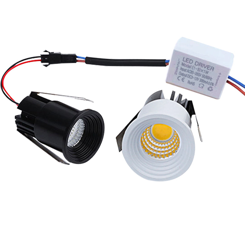 Mini LED Spot Downlights COB 3W 5W Led Spots 220v Dimmable Ceiling Lamp for Cabinet Showcase Loft Decorations Indoor Lighting