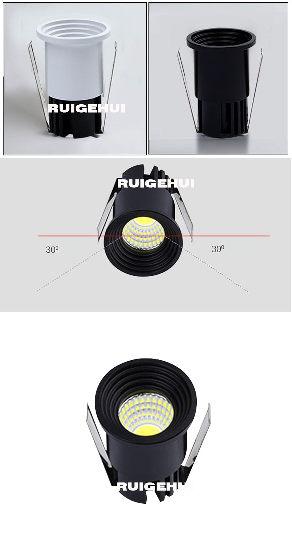 Mini LED Spot Downlights COB 3W 5W Led Spots 220v Dimmable Ceiling Lamp for Cabinet Showcase Loft Decorations Indoor Lighting