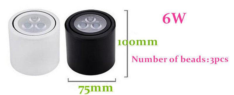 Surface Mounted Ceiling light downlight SMD5730 6W 10W 14W 18W 24W AC85-265V COB Led Ceiling lamp Spot light indoor lighting