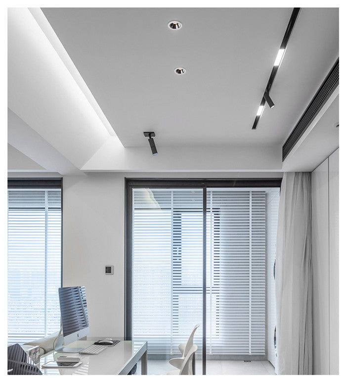 Dimmable Round Angle Adjustable Anti Glare Recessed LED Downlight 7W 12W 15W 20W 85-265V COB Ceiling Living Room Indoor Lighting