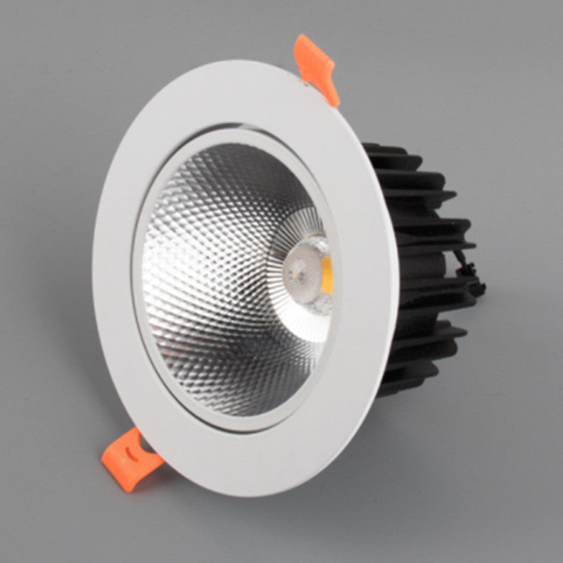 LED Angle Adjustable Recessed Downlight Dimmable 5W 7W 9W 12W 15W 18W Epistar COB Chip Ceiling Spot Lamp with 110/220V Driver