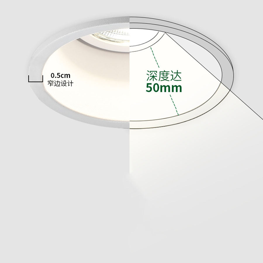 Anti-glare Recessed Ceiling Downlight lamp 5W 7W 9W 15W 20W LED Spot Lights Ceiling Fixtures Lighting For Bedroom Living Room