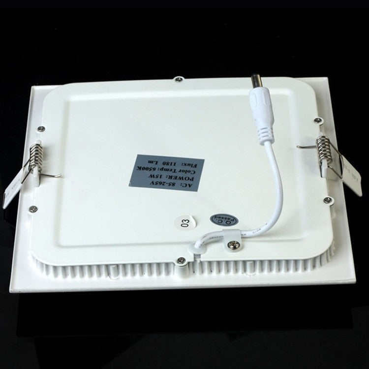 Thickness 3W/6W/9W/12W/15W/18W/24W dimmable LED downlight Square LED panel Ceiling Recessed Light bulb lamp AC85-265V smd2835