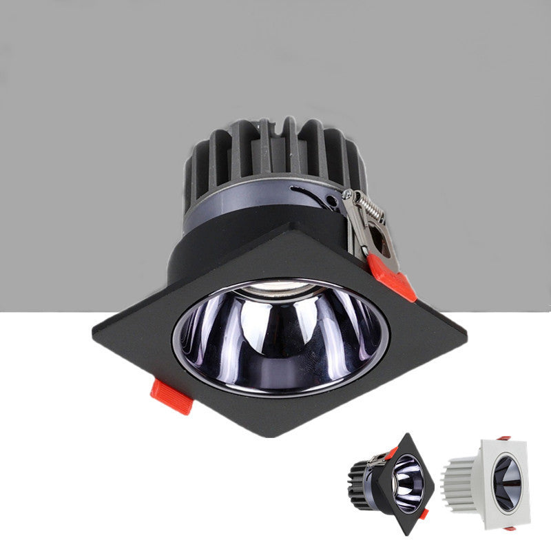 Recessed Led Downlight 12W Ceiling Grid Light Home Living Room Single/Double/Three/Four Square Spotlight Dimmable Led Lighting