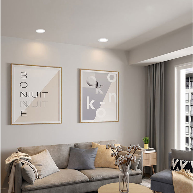 Recessed LED Spot Lighting 220V Ceiling Lamp Bedroom Kitchen Indoor Downlight 3W 5W 7W 9W 12W 15W Thick Aluminum Panel Light