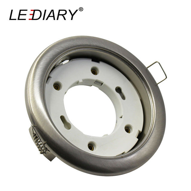 LEDIARY Bright Separable Led Downlights Round Recessed 8W 110-240V 90mm Cut Hole Aluminum GX53 Light Source 3000K/4000K/6000K