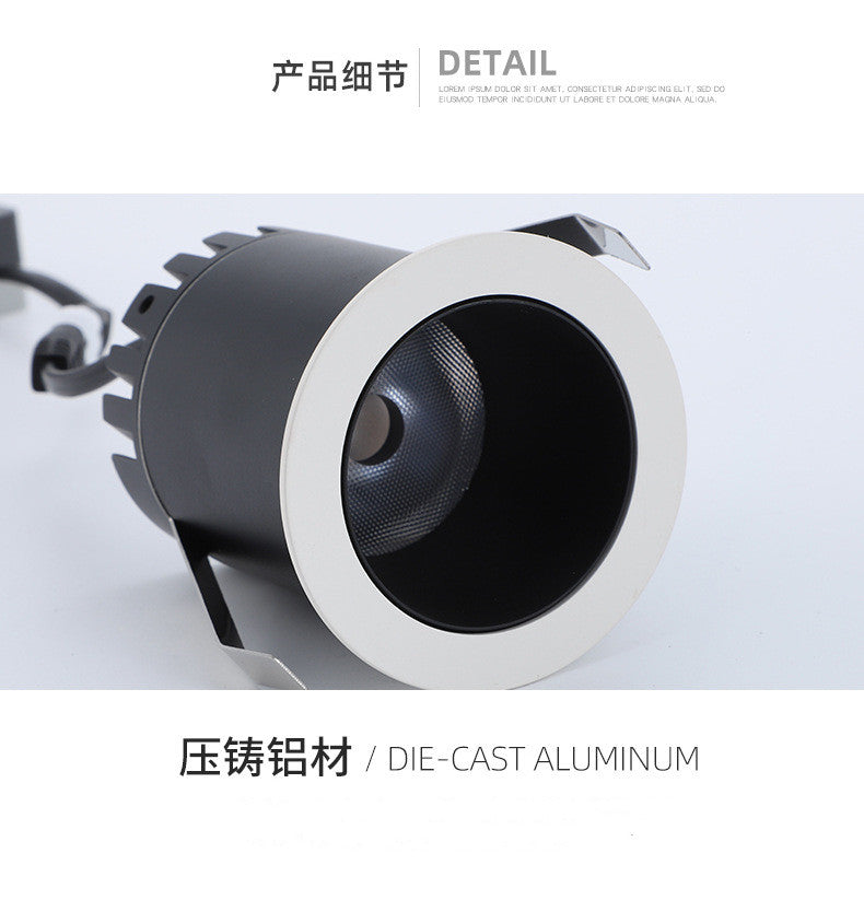 Dimmable Led Downlight Embedded Spotlight 3W 5W 7W 9W 12W Home Dining Living Room Indoor Lighting Ceiling Lamp Recessed Light