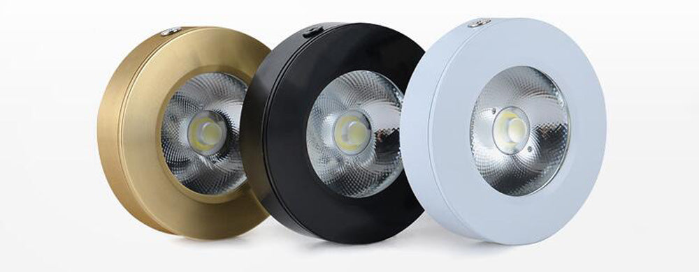 LED COB Mini Surface Mount Led Downlight 3W 5W 220V 10X lamp Ultra-thin Cob Spot Led Light lighting Ceiling Home Cabinet Wardrobe