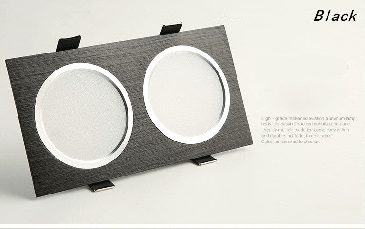 Dimmable high quality LED Ceiling light down light 16W 20W 24W recessed LED Spotlight decoration Ceiling lamp LED downlight Cold White