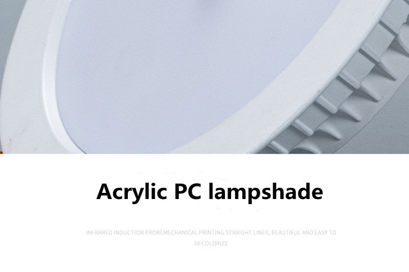 New 3W 5W 7W 9W 12W 30W Human Body Induction Downlight LED Downlight LED Waterproof IP42 For Garden Spotlight Balcony Park