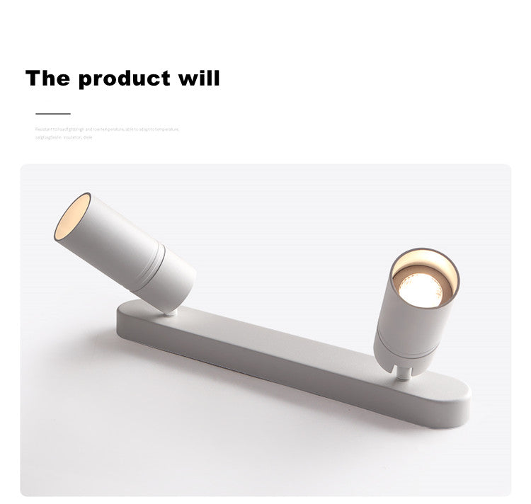 Dimmable Surface Mounted Ceiling Downlight 2x9W 2x12W AC85-265V GU10 Bulb Lamp COB Led Spot Light