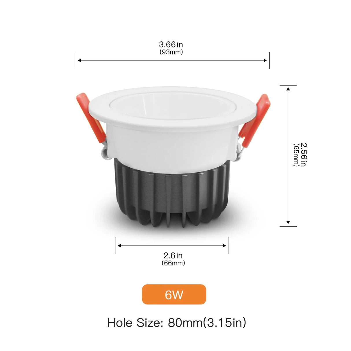 GLEDOPTO Zigbee Downlight 220V 110V 6W RGB CCT Smart Life Waterproof Spot LED Ceiling Light Work with Hub Tuya APP Voice Control