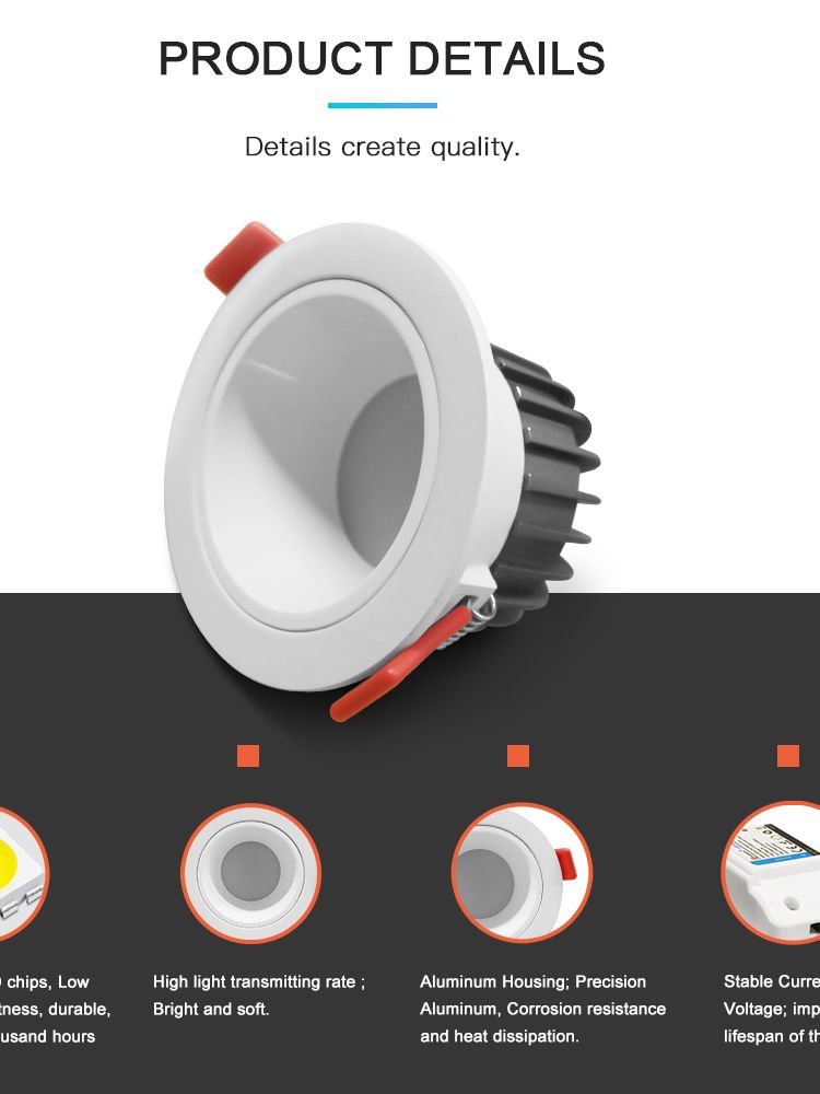 GLEDOPTO Zigbee Downlight 220V 110V 6W RGB CCT Smart Life Waterproof Spot LED Ceiling Light Work with Hub Tuya APP Voice Control