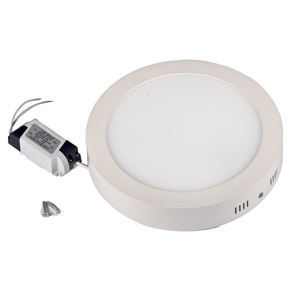 Panel Light Led Round Square Surface Mounted 6W 12W 18W Led Downlight Lampara Techo Downlight AC90-260V Driver