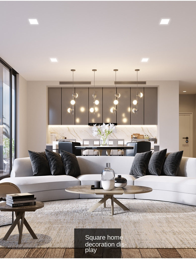 LED Ultra-thin Round Downlight 3W-25W Suitable For Home and Commercial Indoor Lighting Embedded Square Ceiling Spot Light