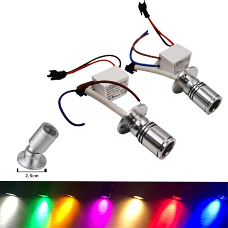 Led recessed cabinet mini spot light 110V 220v downlight 12v dc jewelry show Include 10PCS 3W Led Driver Ceiling light lamp