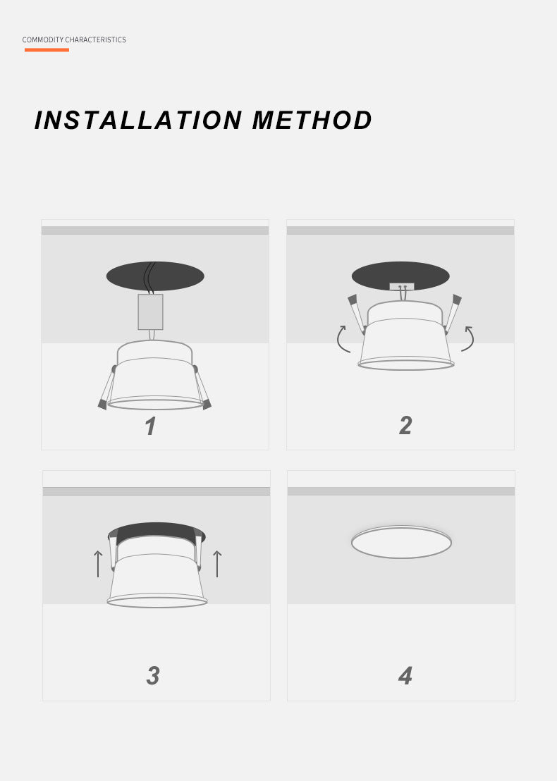 LED Smart Downlight Tuya APP Control Round Spotlight Smart Home WiFi Dimming Ceiling Indoor lights 7W/12W Zigbee Spot Lamp