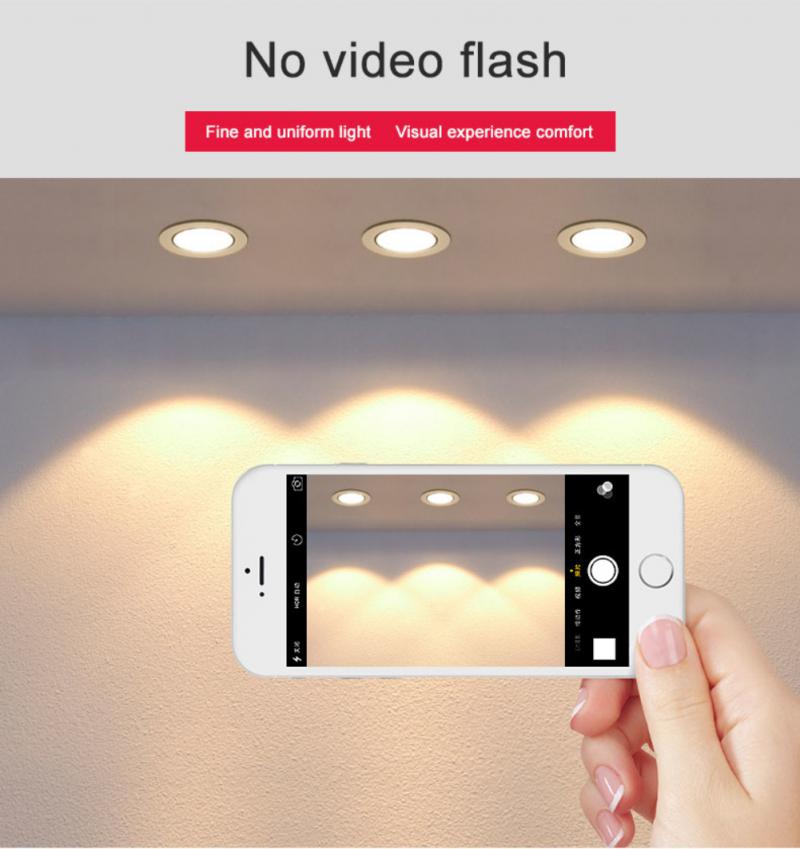 ZigBee Tuya Dual Color Temperature Smart Spotlight 12W LED Ceiling Downlight Light APP Remote Control Bedroom Indoor Lighting