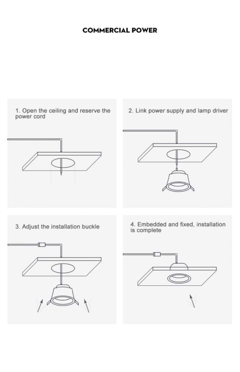 ZigBee Tuya Dual Color Temperature Smart Spotlight 12W LED Ceiling Downlight Light APP Remote Control Bedroom Indoor Lighting