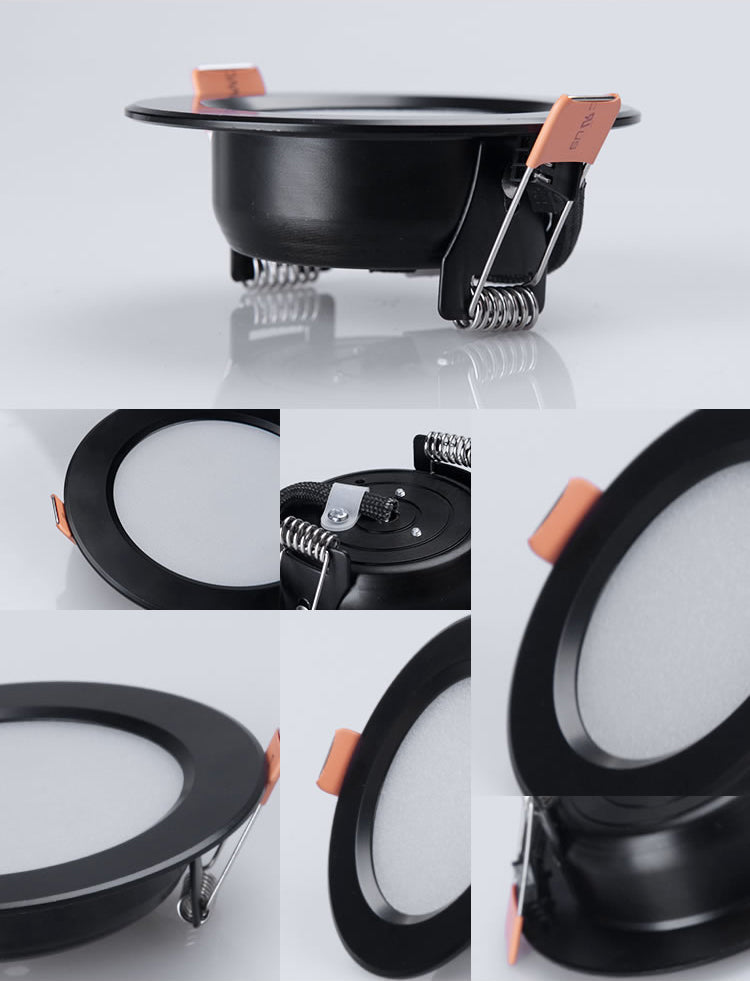 LED Down light 9W RGB with Remote Control Ceiling Indoor Lights Dimmable Spot Lamp Waterproof 220V Ceiling Recessed Downlights