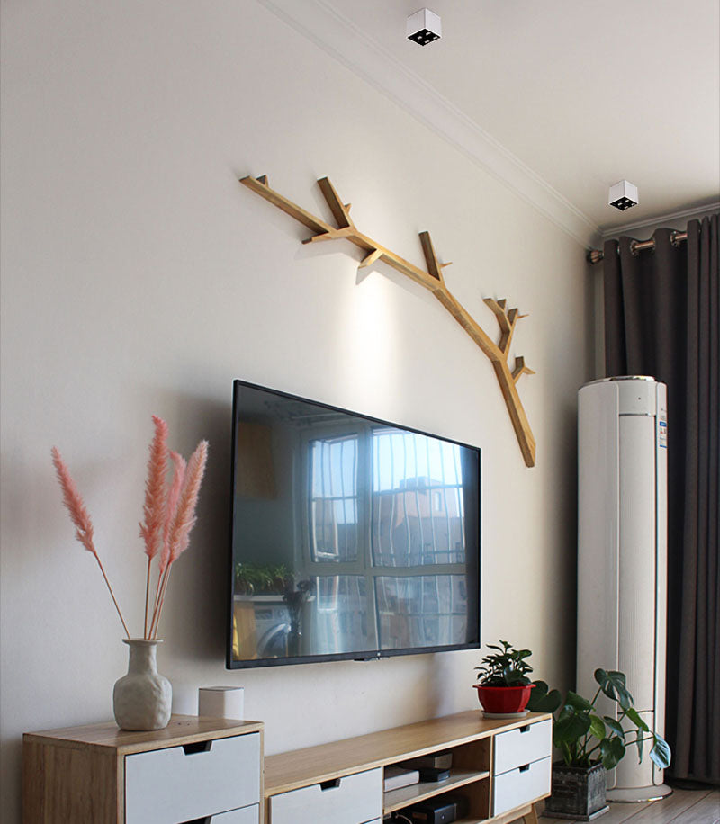 Modern Design Square Ceiling Lights Downlight Anti-glare 8W Spot Light Surface Mounted Light AC90-260V Bedroom Living Room