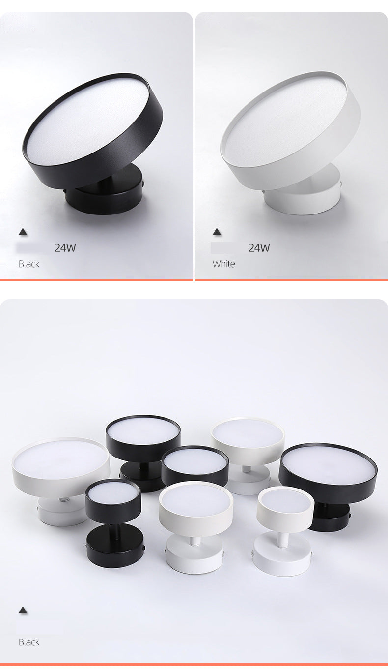 Opbouw LED Downlight Anti-dazzle Spotlight Household Adjustable Angle Folding Commercial Study Bedroom Ceiling Lamp Spotlight