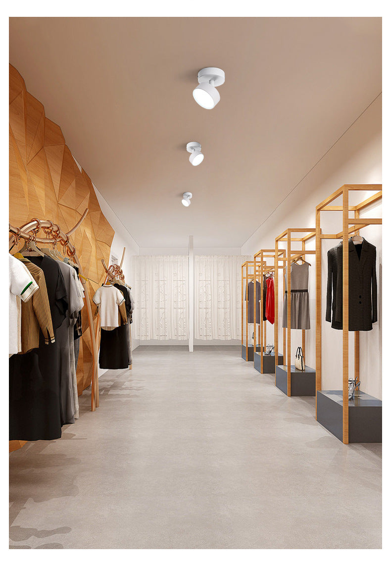 Opbouw LED Downlight Anti-dazzle Spotlight Household Adjustable Angle Folding Commercial Study Bedroom Ceiling Lamp Spotlight