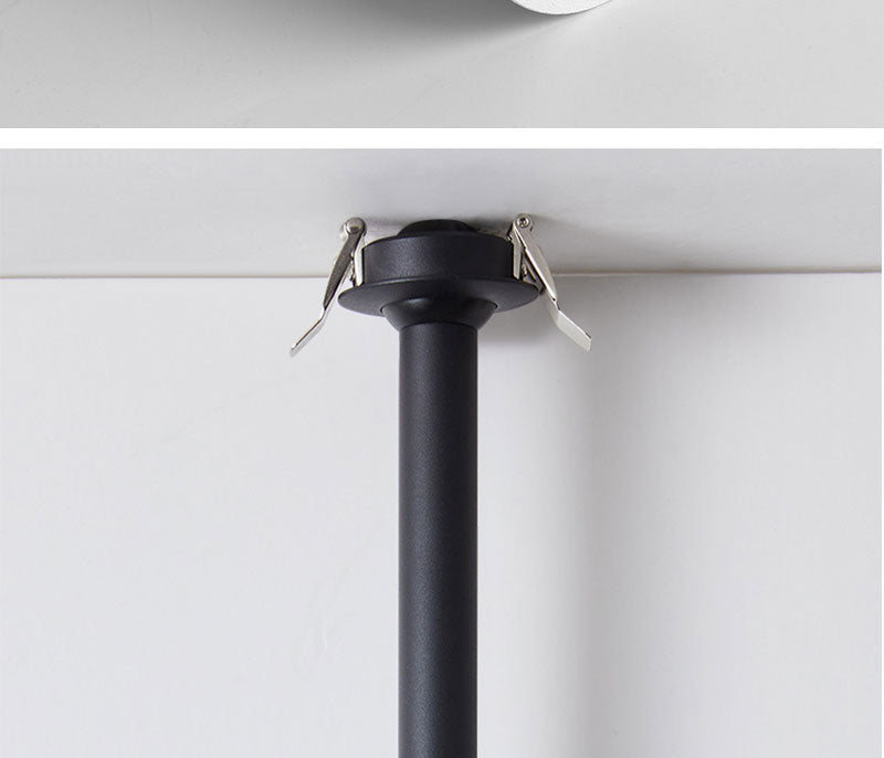 QIUBOSS Dimmable LED Spotlights AC220V Led Recessed Downlight Long Cylinder Ceiling lamp 7W Background Lighting Light for Indoor