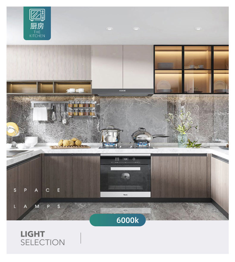 Saiyo LED Downlight SMD Recessed IP65 For Bathroom Hotel House Kitchen Embedded SMD Anti-glare Ceiling lamp