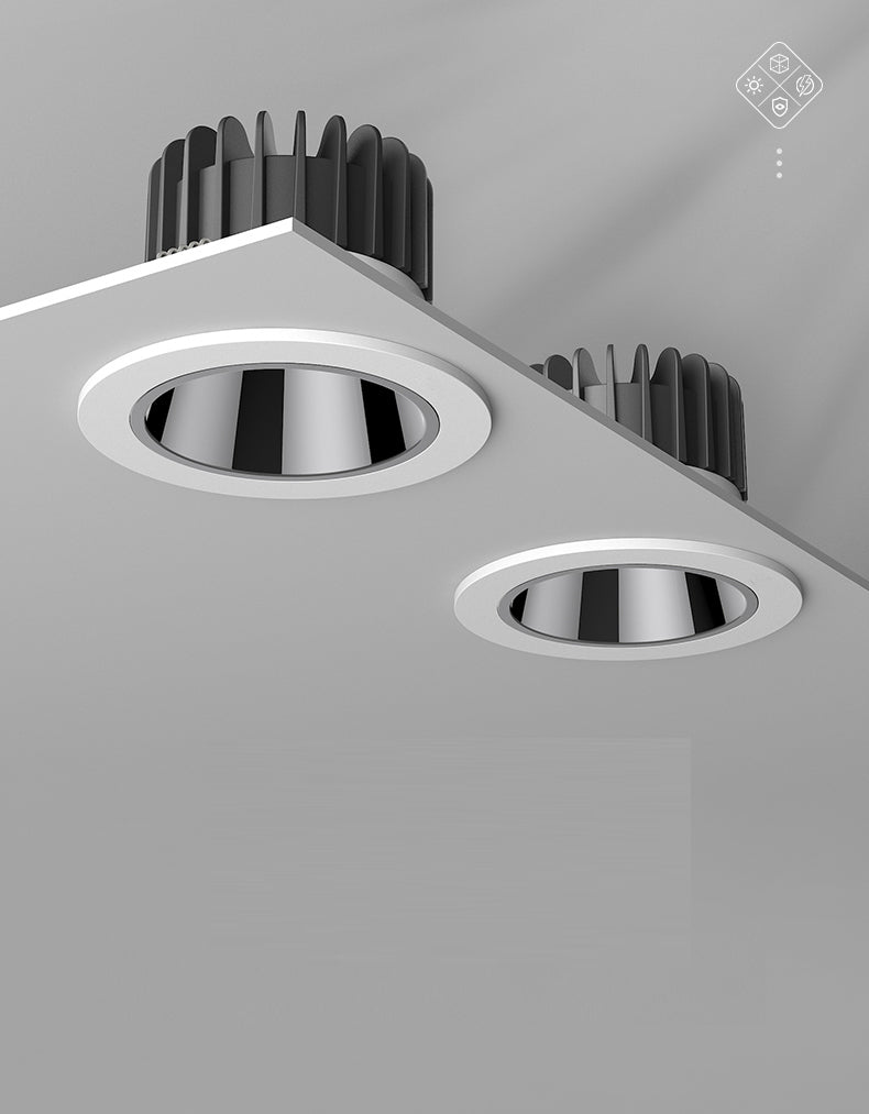 Saiyo LED Downlight SMD Recessed IP65 For Bathroom Hotel House Kitchen Embedded SMD Anti-glare Ceiling lamp