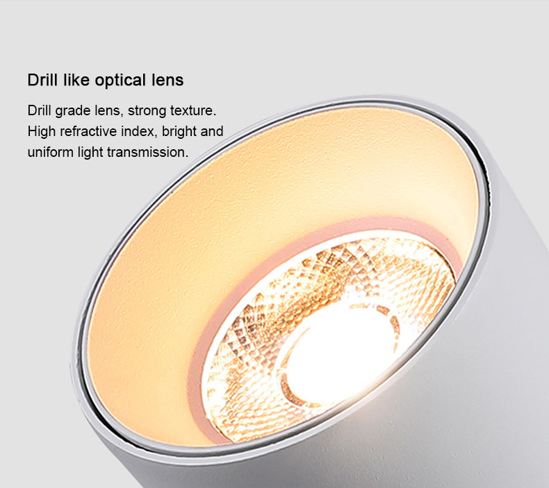 FLKL COB LED Downlight Spot Light 220V Spotlight Ceiling Surface Mounted 5/10/15/25W Led Lamp For Kitchen Indoor Lighting