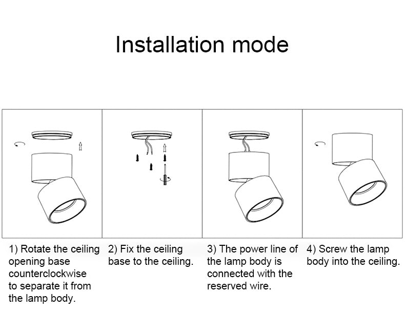 FLKL COB LED Downlight Spot Light 220V Spotlight Ceiling Surface Mounted 5/10/15/25W Led Lamp For Kitchen Indoor Lighting