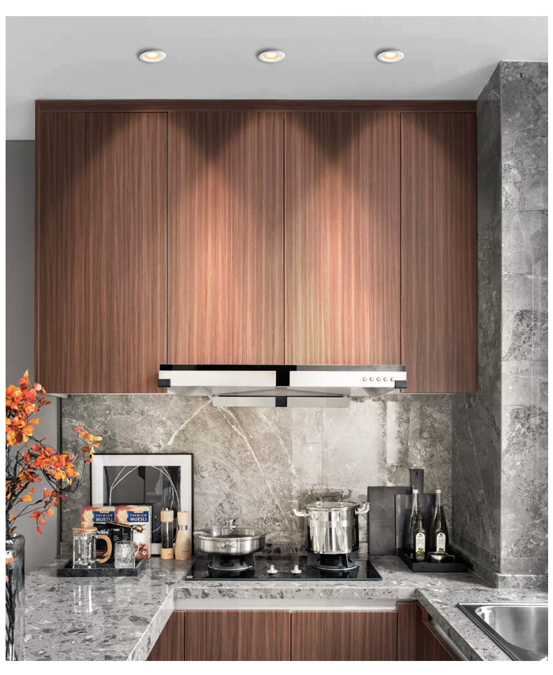 BRGT IP65 LED Spotlights Waterproof Downlight 5W9W12W Aluminum Ceiling Lamp Foco For Outdoor Kitchen Bathroom Indoor Lighting