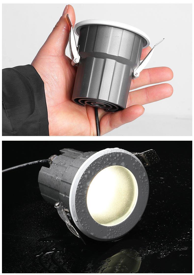 BRGT IP65 LED Spotlights Waterproof Downlight 5W9W12W Aluminum Ceiling Lamp Foco For Outdoor Kitchen Bathroom Indoor Lighting