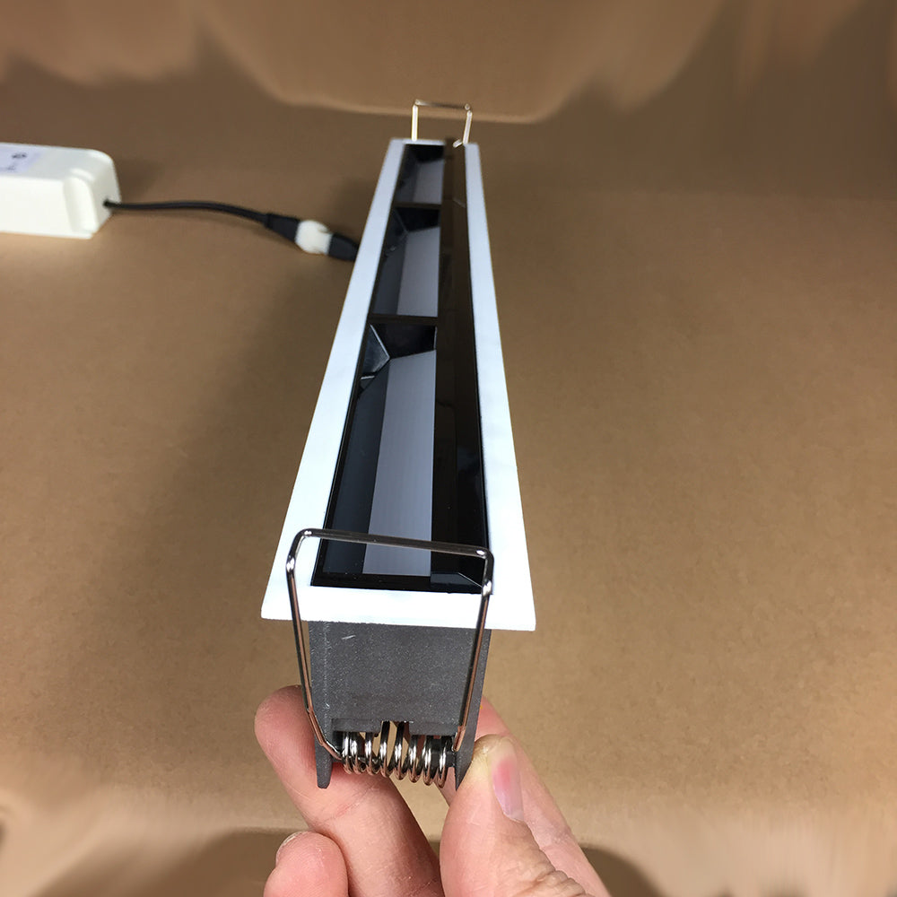 Dimmable Leading Edge Trailing Edge 0-10V Linear LED Downlight for Wall washer Recessed Wall Wash Light Fixture