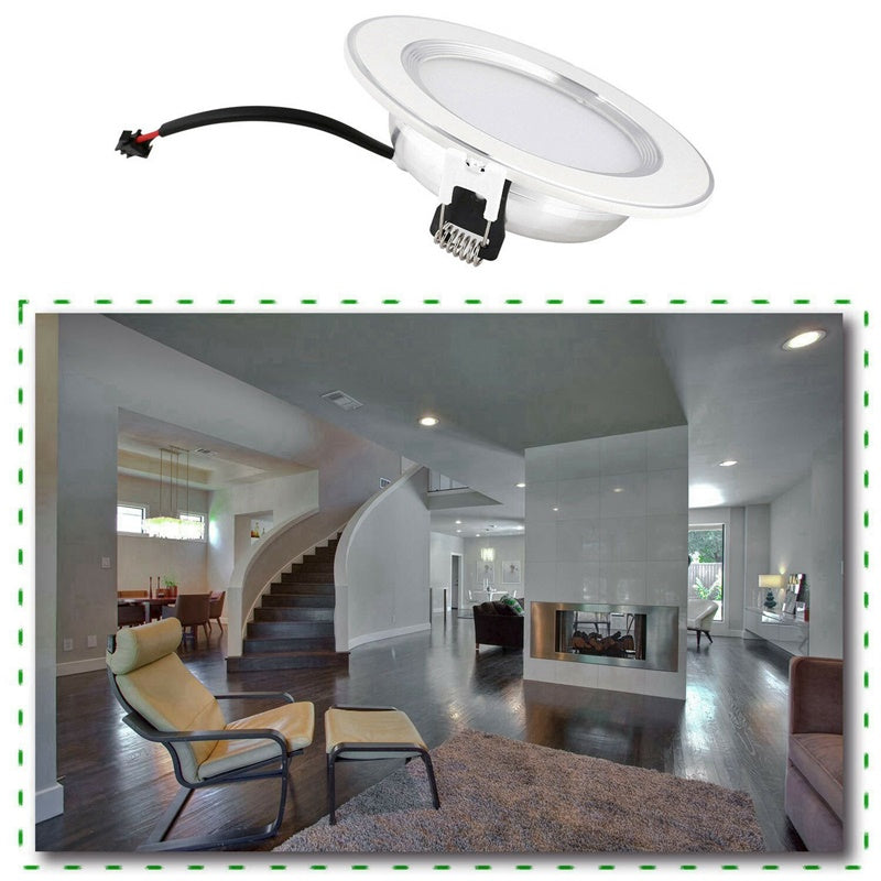 LED Recessed Ceiling Light Fixture Downlight Lamp + Driver Spotlight 6W 8W 10W 12W 15W 18W Lighting For Home Office Decoration