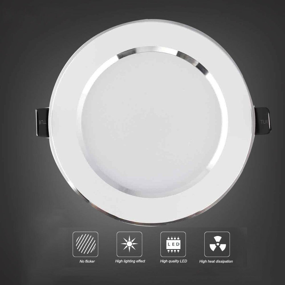 Dimmable LED Downlight Recessed Ceiling Light 3W 5W 7W 9W Positive White Warm White Home Living Room Lighting Accessories