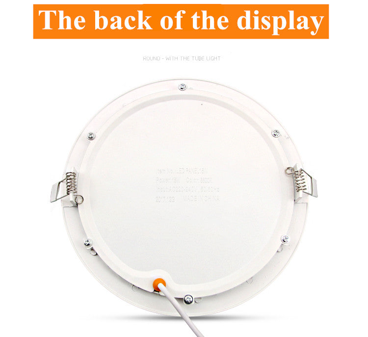 LED Panel Light 3W 6W 9W 12W 15W 18W 25W Recessed Ceiling LED Downlight Indoor Spot Light AC110V 220V Driver Incl