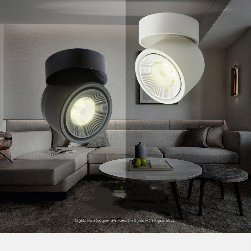 Led Down Light Foldable Spot Downlights 110V 220V Ceiling 7W 12W Spotlight Lights Surface Mounted Lamp Kitchen Indoor Lighting