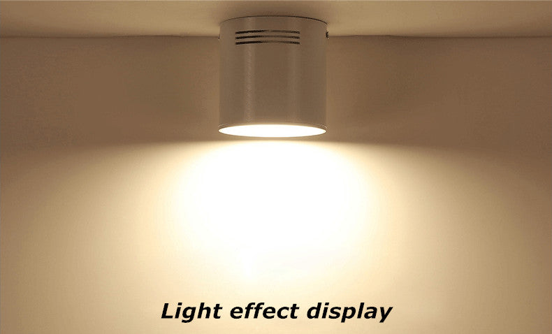 LED Dimmable Surface Mounted LED Downlight 24W 18W 12W 9W 7W 5W High-performance LED Indoor Lighting AC110V-220V