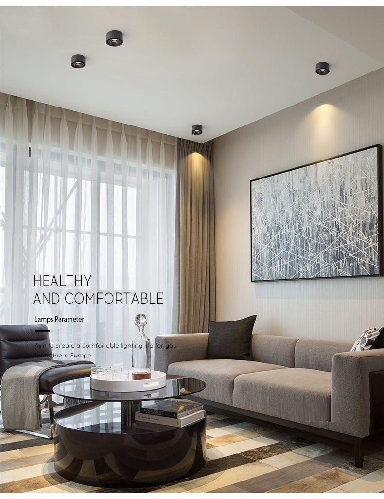 Led Downlight 220v Foldable Spot Light 10W 15W Surface Mounted LED Ceiling Spots Lamp For Home Bathroom Kitchen Indoor Lighting